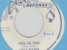 LITTLE JAMES BOOKER - OPEN THE DOOR/ TEEN AGE ROCK Ace 45 547 Joe Tex uncredited