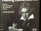 Ludwig Van Beethoven Sonaten Und Variationen Für Cello Und Klavier LPs wie Neu