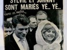 JOURNAL MARIAGE JOHNNY HALLYDAY ET SYLVIE VARTAN / ORIGINAL 1965 A ENCADRER