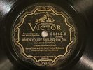 JAZZ HENRY THIES & HIS HOTEL SINTON ORCH. When You're Smiling VICTOR 21462