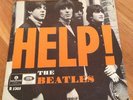 THE BEATLES [HELP] EX 1965 SWEDISH 45 ORANGE PARLOPHONE R 5305