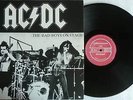 AC/DC Vinyl LP - The bad Boys on Stage - Live UK 1980 - Bon Scott Cover