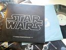 STAR WARS soundtrack 2 LP ORIG '77 JOHN WILLIAMS POSTER +insert RARE vinyl 2T541