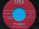 RARE Doo Wop 45_The Beale Street Boys_Next Christmas_OBA 101/102_HEAR_VG+