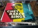 Chet Baker  Sings Pacific Jazz 1222 Lp Is Vg+ Shape
