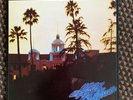 THE EAGLES Hotel California Album Vinyl 1976 1st Press VG+ With Origin Poster