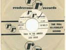 LOU JOSIE on Rendezvous —JEANNIE b/w TALK TO THE ANGELS— rockabilly 45 | PROMO