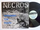 PUNK HARDCORE LP - NECROS - CONQUEST FOR DEATH 1983 Touch And Go w/ Poster VG+