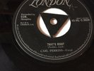 Carl Perkins - That's Right/Lend Me Your Comb (London 45-HLS 8608 tri centre)