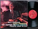 ART PEPPER RICHIE KAMUCA BILL PERKINS Just Friends LP PACIFIC JAZZ PJ M-401 MONO
