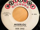 Dick Dale and The Del-Tones 45 Miserlou / Eight Till Midnight VG+  Surf Rock