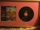Elvis Presley Framed 45 vinyl record. Love Me Tender