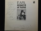Earl Fatha Hines-At Home-Delmark 212-AUTOGRAPHED X 2