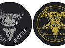 Venom Black Metal Welcome To Hell Pair DJ Record Turntable Slipmat Decks Vinyl