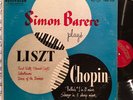 SIMON BARERE PLAYS LISZT, CHOPIN ED1 RED REMINGTON R 199 - 17 USA EX