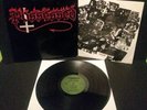 POSSESSED SEVEN CHURCHES LP 1ST PRESS COMBAT 1985 W/INSERT VINYL IS NM EMBOSSED
