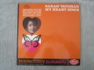 SARAH VAUGHAN   MY HEART SINGS  VINYL RECORD LP / 1958-1964 MERCURY RECORDS