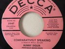 Bunny Sigler 1966 Comparatively Speaking 45 Decca 31947 Promo Northern Soul VG