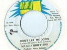 DONT LET ME DOWN - MARCIA GRIFFITHS / HARRY J ALL STARS REGGAE  7