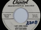 R&B 45 BETTY JEAN MORRIS I Ain't Gonna Mambo CAPITOL promo HEAR