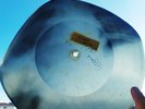 USSR GEORGIAN X-RAY ROENTGEN SKULL  RECORD  UNIQUE ITEM