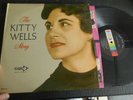 QUEEN OF COUNTRY KITTY WELLS 2 LP VINYL  w/ JORDANAIRES 1963 RARE