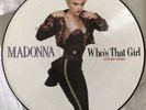 Super rare picture disc Madonna Who's that girl