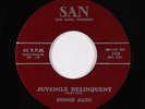 Rockabilly 45 - Ronnie Allen - Juvenile Delinquent - San - VG+ mp3