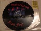 MOTORHEAD picture disc autograph LEMMY lp IRON FIRST signed live concert PARIS