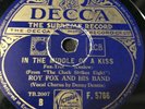 ROY FOX & HIS BAND – I WISHED ON THE MOON/IN THE MIDDLE OF A KISS 78RPM DECCA F5