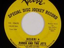 RUBEN & THE JETS: Jelly Roll Gum Drop / Deseri US Verve Promo Zappa 45 HEAR