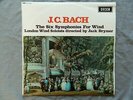 J C BACH THE SIX SYMPHONIES FOR WIND BRYMER DECCA SXL 6337 ED2
