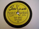PINEY BROWN 78rpm on SITTIN IN WITH 656 