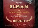Elman : Bruch Concerto No 2 in D Minor for Violin & Orchestra. Decca LW 5290