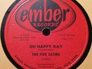 THE FIVE SATINS  --- Ember 1014---   NM-    