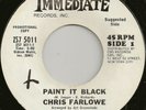 Chris Farlowe - Paint It Black - USA Immediate Records 7'' Single