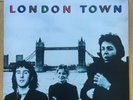 Wings 'London Town' 1st Press Vinyl LP + Poster PAS 10012 1978 MPL