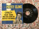PATSY CLINE   CRAZY Rare EP 45 Picture Sleeve DECCA ED 2707