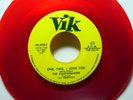 HEARTBREAKERS 45 Without a cause / One Two RED WAX Doowop REPRO Mint-  c3878