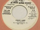45 RPM JIMI HENDRIX EXPERIENCE: Purple Haze / Foxey Lady 45 BACK TO BACK REPRISE