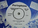 Tiny Topsy - You Shocked Me 1958 UK 45 PARLOPHONE DEMO MINT- ROCK'N'ROLL