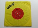 PAUL McCARTNEY  WINGS 1973  UK  45  C MOON  /  HI HI HI  YELLOW WINGS SLEEVE