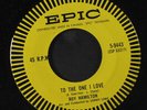 ROY HAMILTON: To The One I Love / You're Gonna Need Magic 45 (no PS) Soul