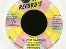 DOUBLE O'S DEMINGO'S Storm Warning Split Rare Funk 45 Different Label and Mixes
