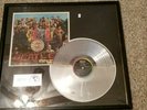 Vintage Sgt. Pepper Beatles Vinyl Record Mono Framed Super Rare (platinum?)