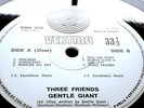 GENTLE GIANT THREE FRIENDS 1st Press VERTIGO SWIRL Nr Mint 1 PLAY UK classic