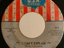 Indiana Garage 45 Oscar and The Majestics I Can't Explain on USA HEAR