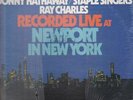 LP Ray Charles, Stevie Wonder Recorded Live At Newport In New York NEAR MINT