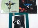 3x 80s Hair Metal Glam Rock Vinyl LP Records - Rainbow Motley Crue Van Halen