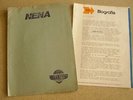 NENA/Rakete 1983 alte Presse-Info-Mappe + STRIPES CBS Presse-Info/Bio 1980